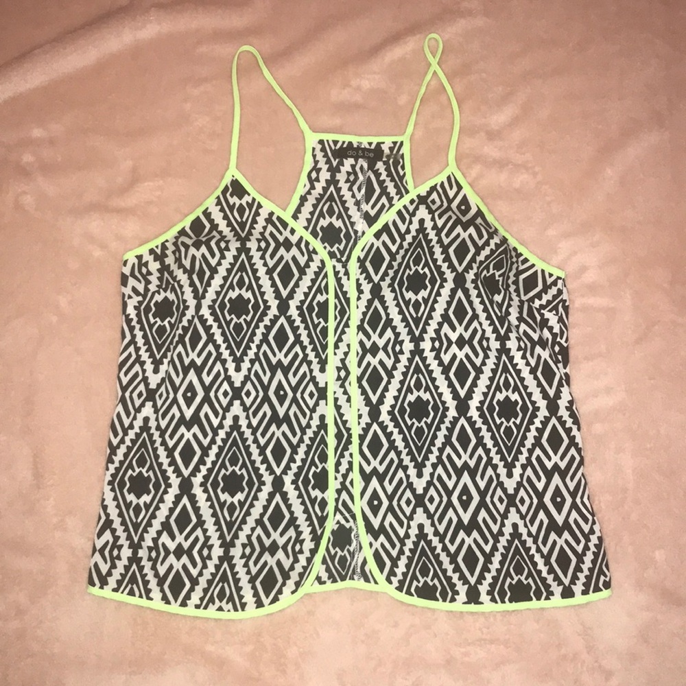 Tribal print tank top!